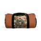 East Asian Vintage Landscape Papaya Orange Duffel Gym Bag