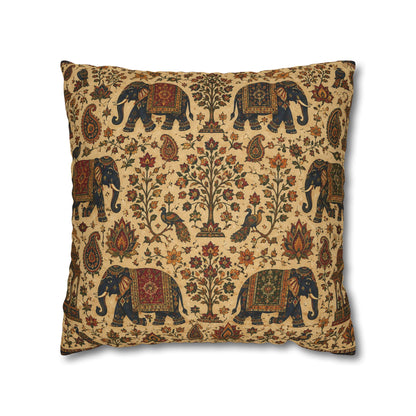 Indian Vintage Traditional Elephant Pillow Case Cover
