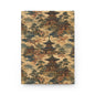Vintage Japanese Temple Painting Hardcover Journal