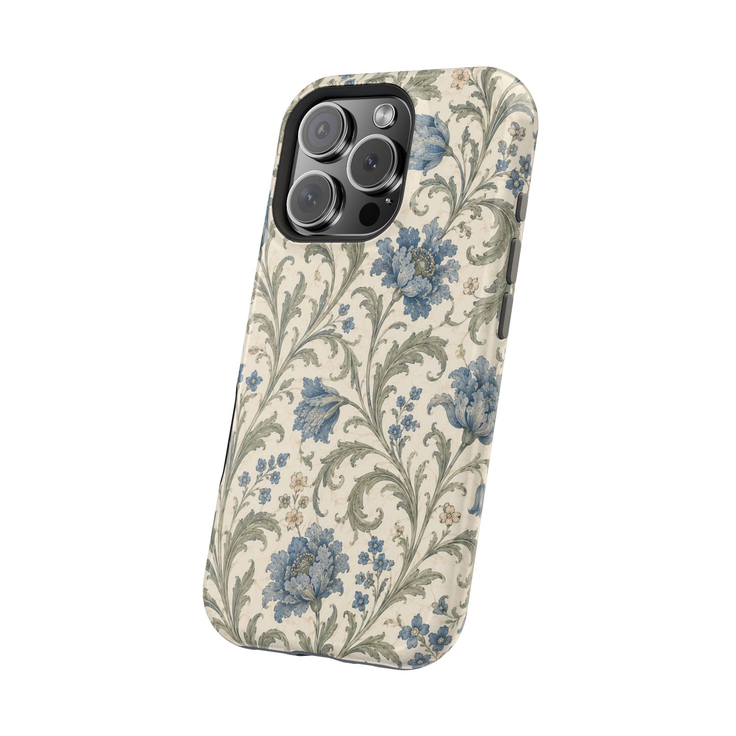 William Morris Floral Blue Magnetic iPhone Cases