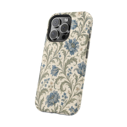 William Morris Floral Blue Magnetic iPhone Cases