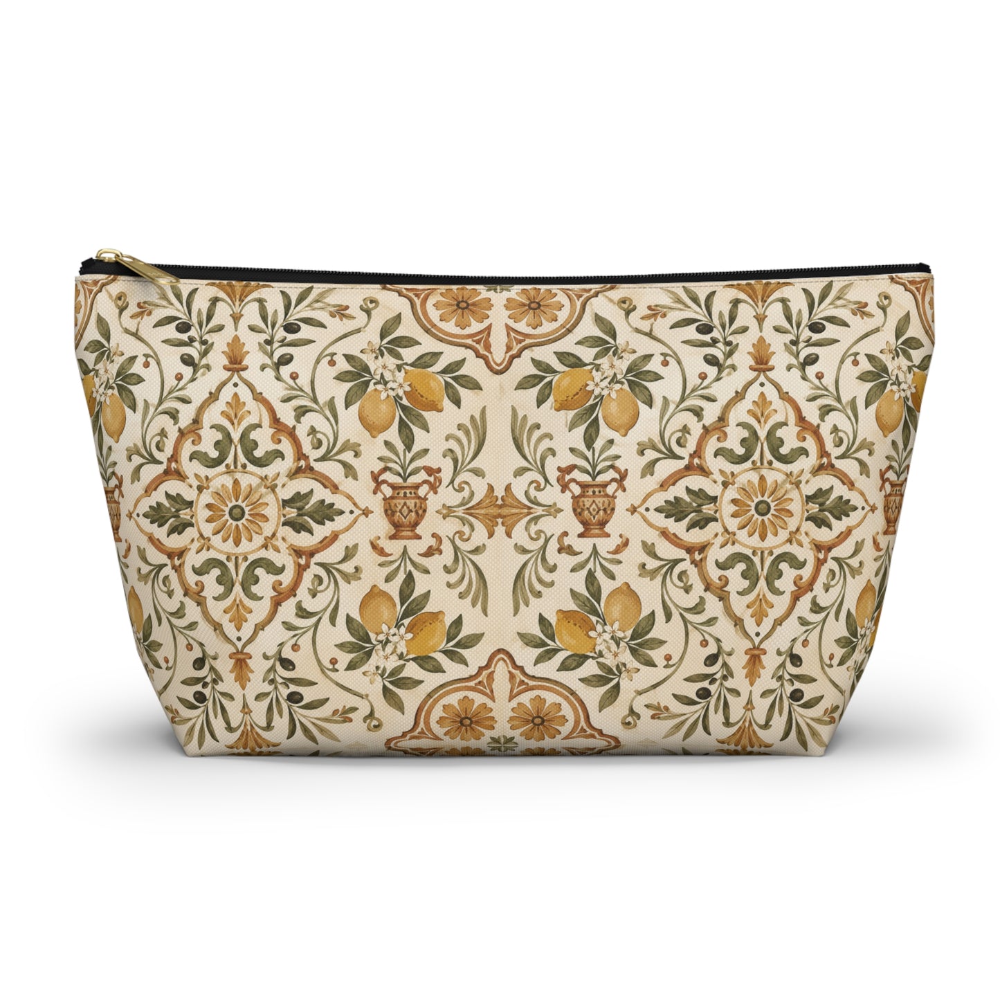Mediterranean Moroccan Lemon Makeup Bag