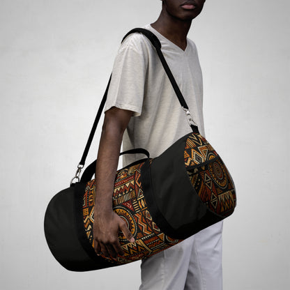 African Tribal Geometric Gym Duffel Bag