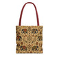 Indian Vintage Traditional Elephant Full Art Tote Bag