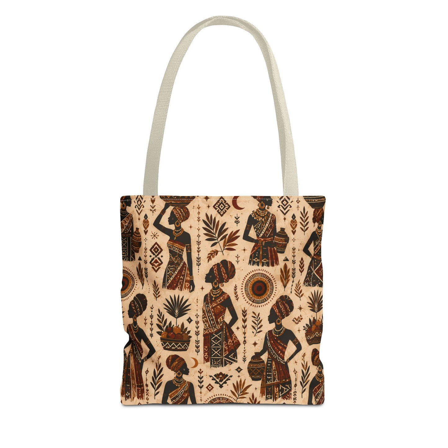 African Woman Figures Full Art Tote Bag