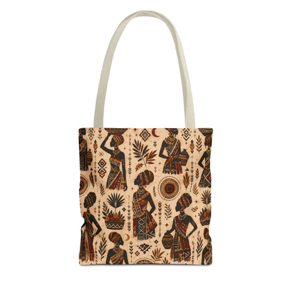 African Woman Figures Full Art Tote Bag