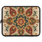 Indian Vintage Floral Paisley Mandala Laptop Sleeve