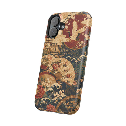 East Asian Floral iPhone Case | Magnetic Impact-Resistant Cases