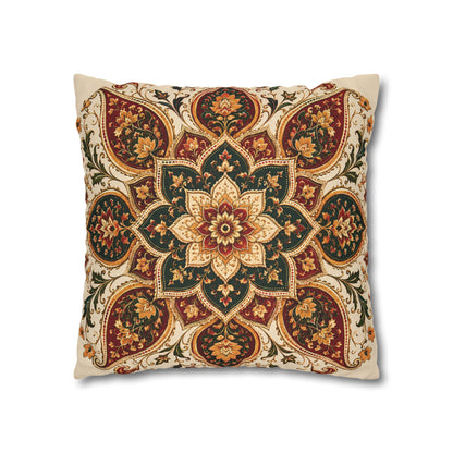 Indian Vintage Floral Mandala Bohemian Pillow Case cover