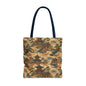 Vintage Japanese Temple Painting Full Art Tote Bag