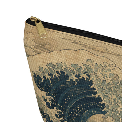 Vintage Japanese Wave Make Up Accessory Bag
