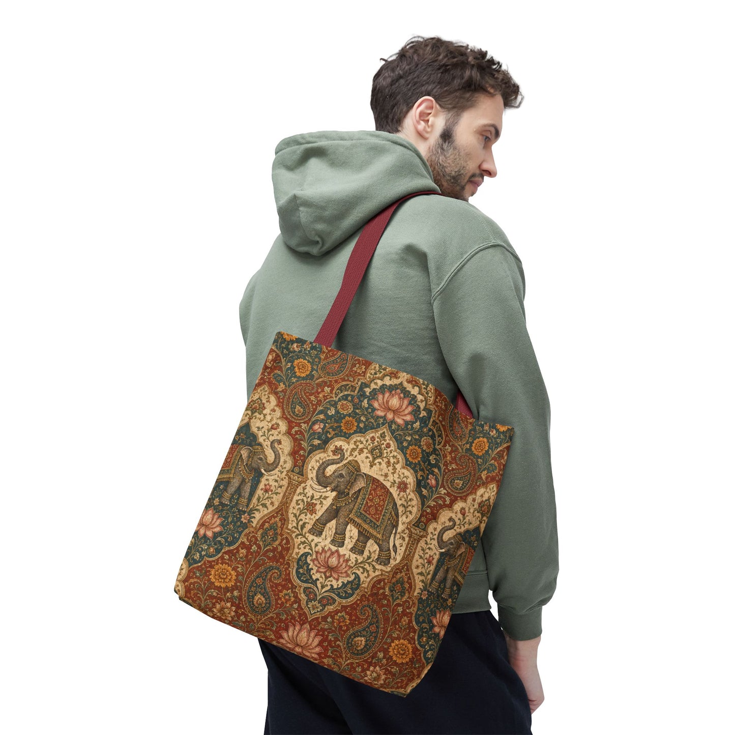 Indian Vintage Tapestry Full Art Tote Bag