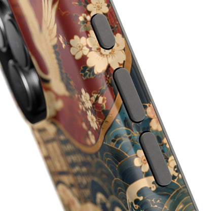 East Asian Floral iPhone Case | Magnetic Impact-Resistant Cases