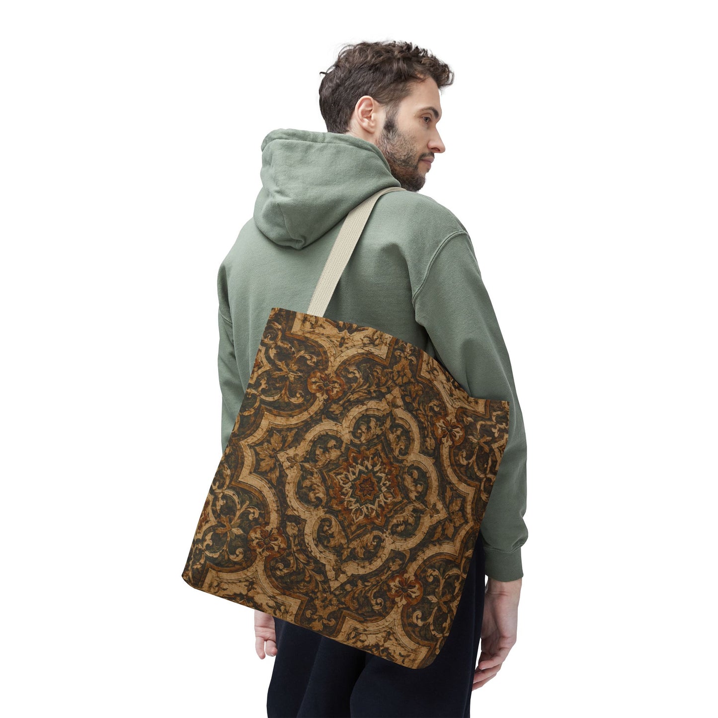 Moroccan Mandala Full Art Tote Bag