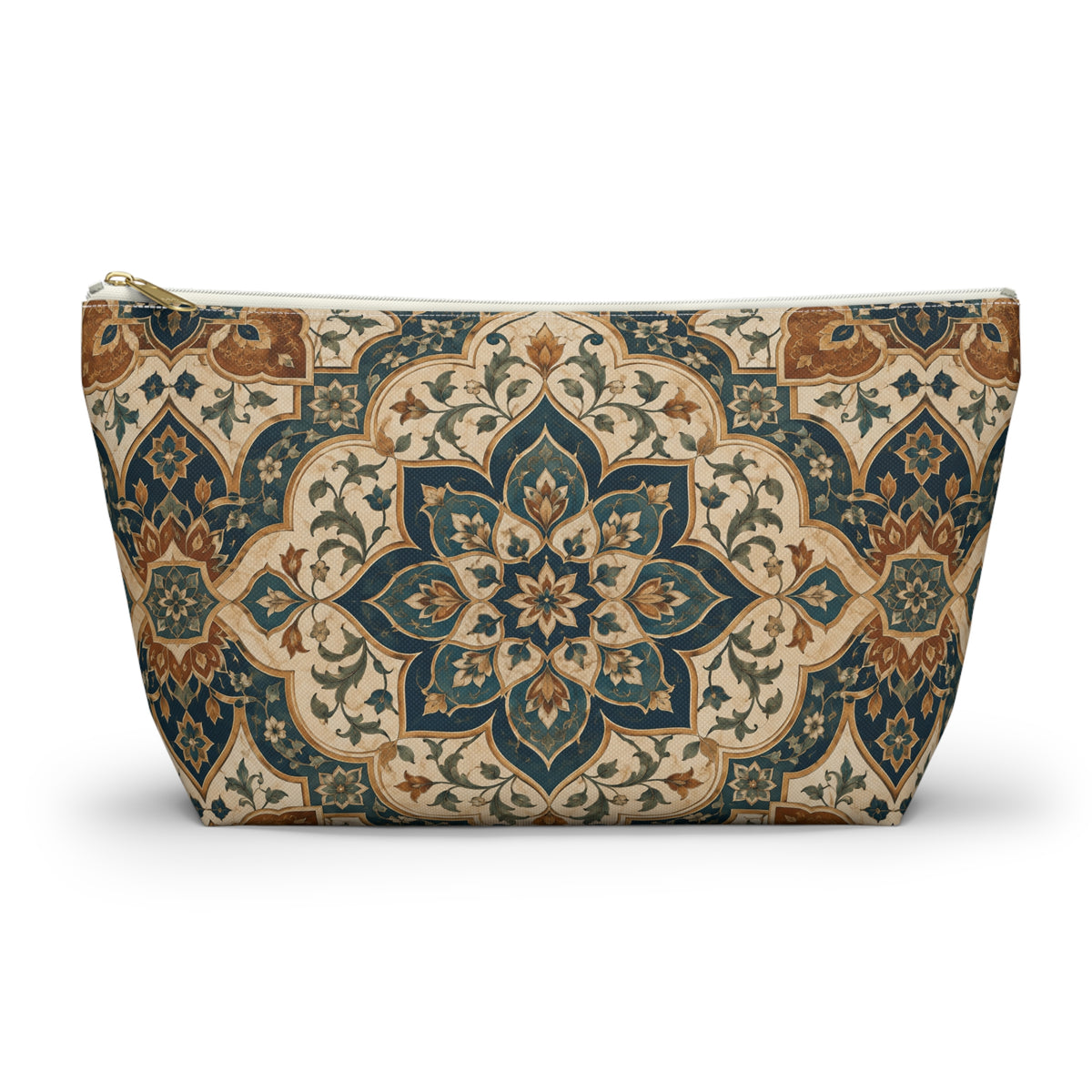 Elaborate Moroccan Mandala Makeup Bag