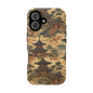 Vintage Japanese Temple Painting Magnetic Impact-Resistant iPhone Cases