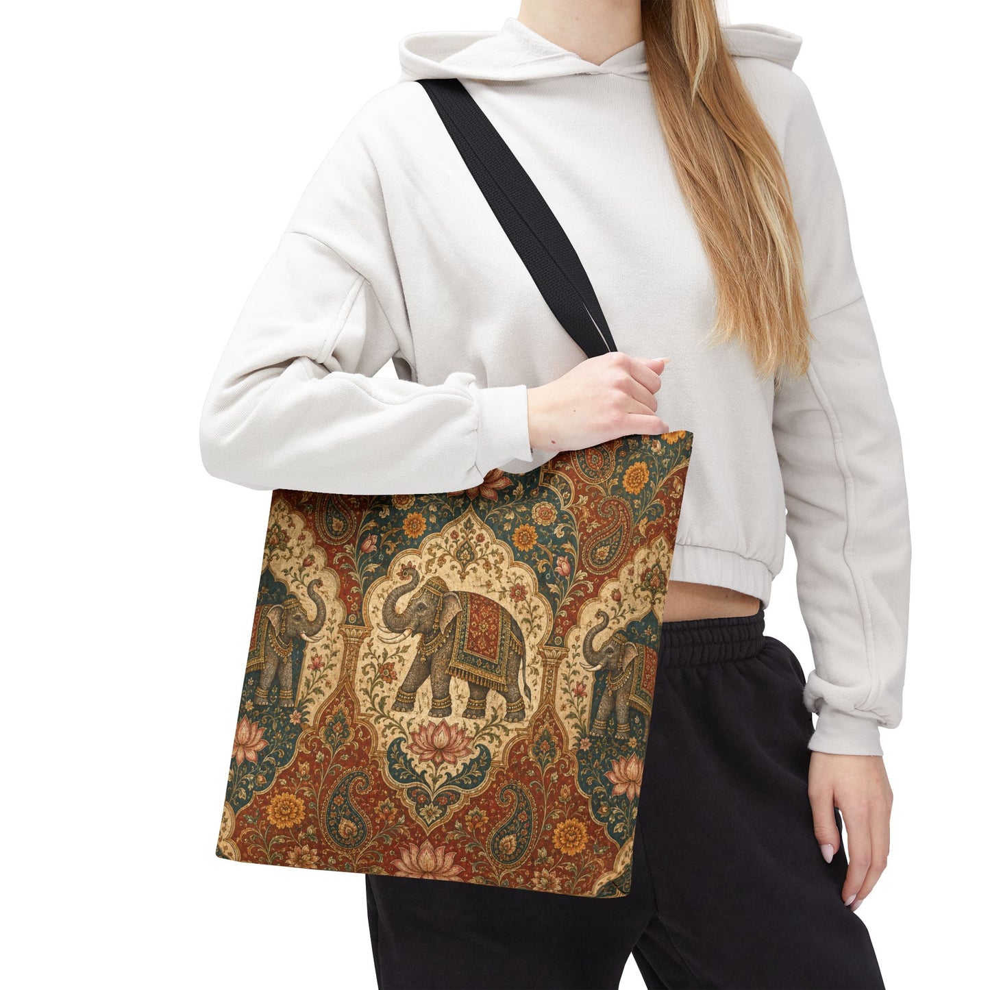 Indian Vintage Tapestry Full Art Tote Bag