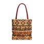 African Tribal Traditional Pattern Full Art Tote Bag