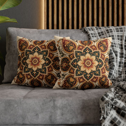 Indian Vintage Floral Mandala Bohemian Pillow Case cover