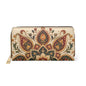 Indian Vintage Floral Mandala Zipper Wallet
