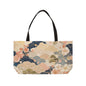 Vintage Japanese Wave & Clouds Weekender Tote Bag