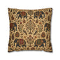 Indian Vintage Traditional Elephant Pillow Case Cover