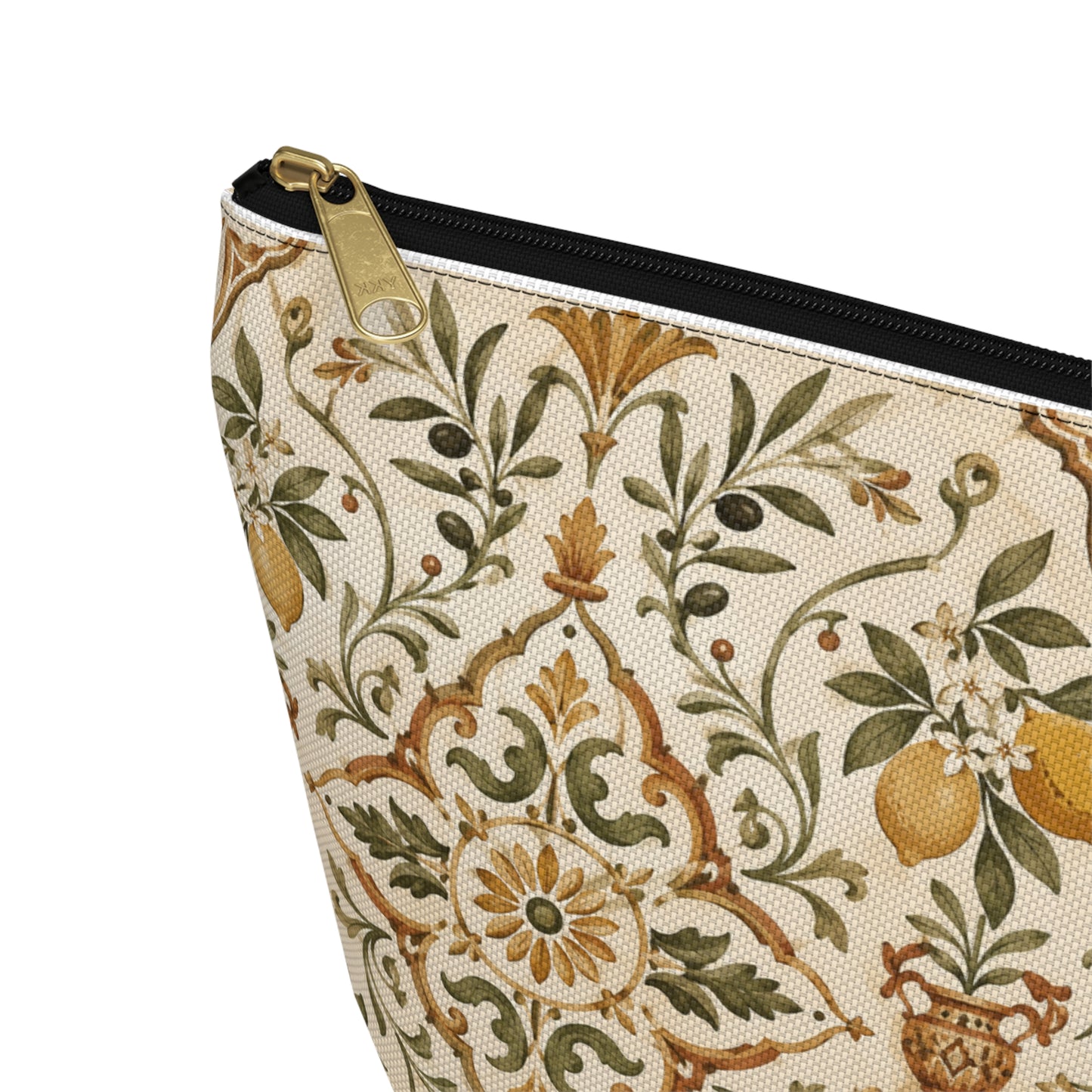 Mediterranean Moroccan Lemon Makeup Bag