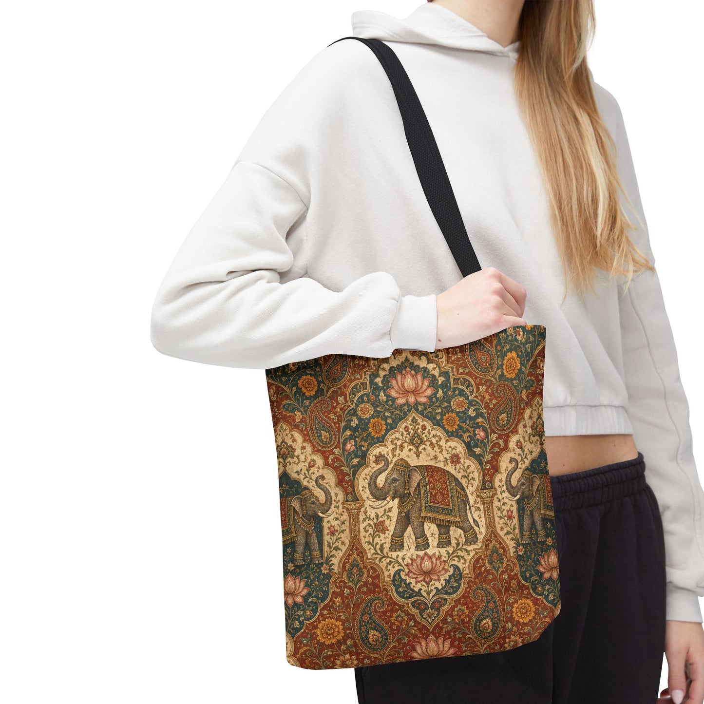 Indian Vintage Tapestry Full Art Tote Bag