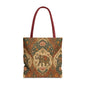 Indian Vintage Tapestry Full Art Tote Bag