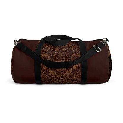 William Morris Floral Damask Rose Duffel Gym Bag