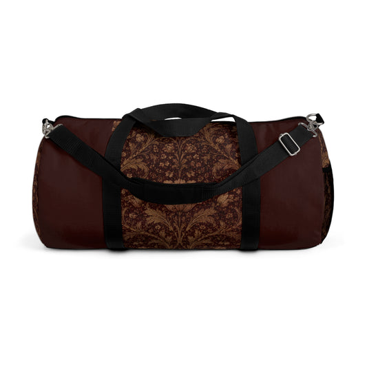 William Morris Floral Damask Rose Duffel Gym Bag