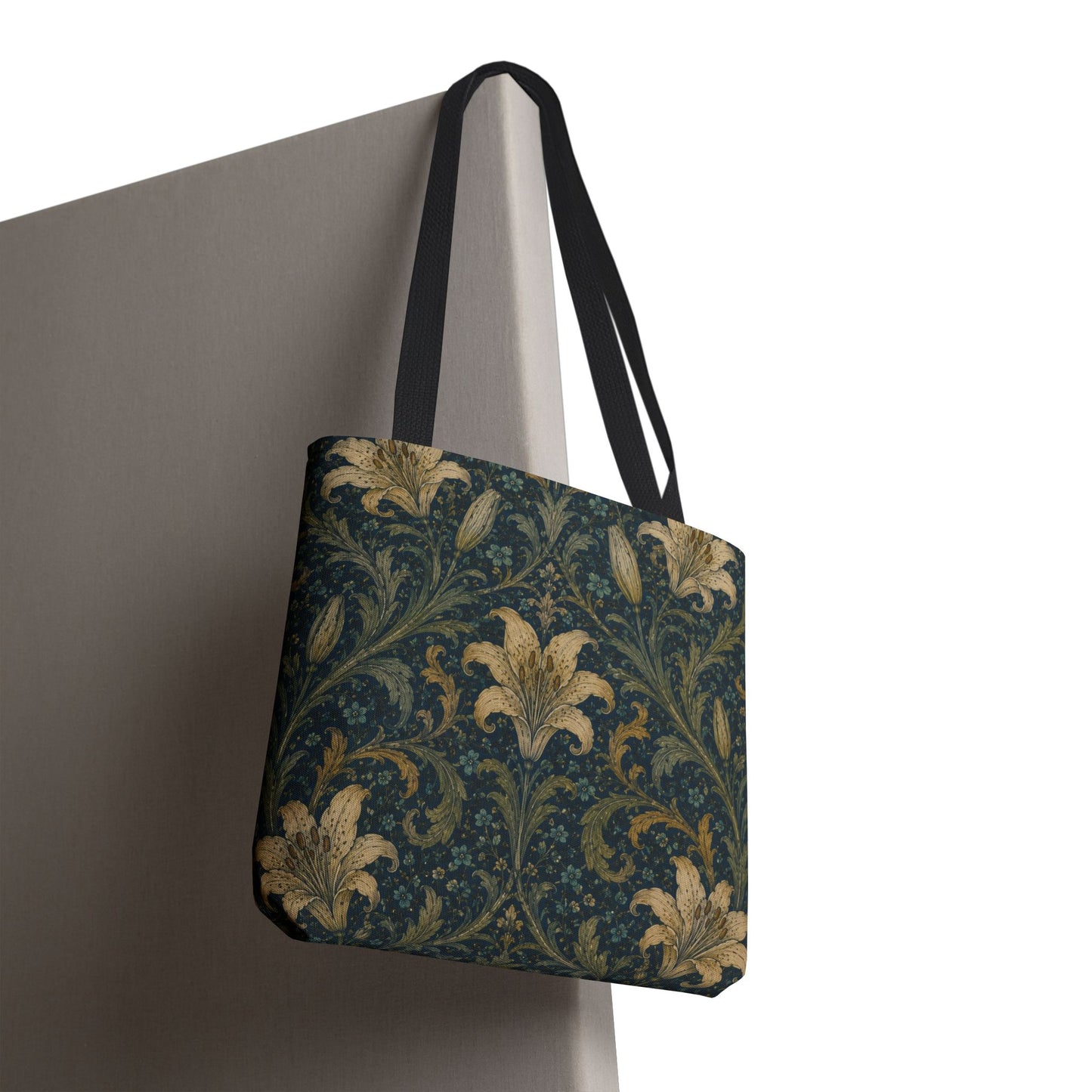 William Morris Damask Floral Full Art Tote Bag