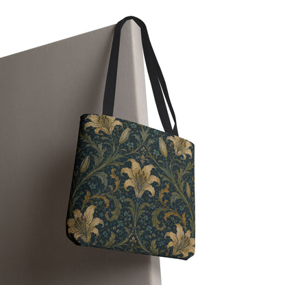 William Morris Damask Floral Full Art Tote Bag
