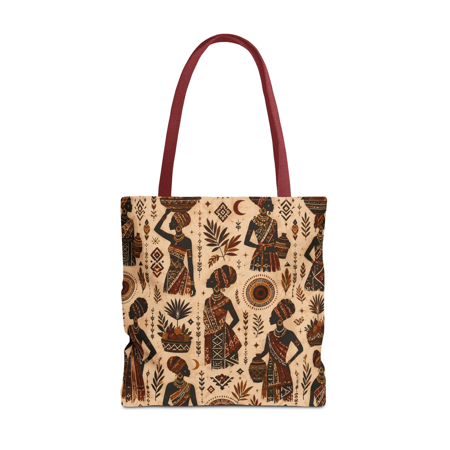 African Woman Figures Full Art Tote Bag