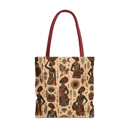 African Woman Figures Full Art Tote Bag