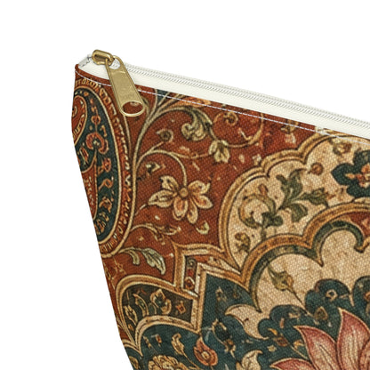 Indian Vintage Tapestry Makeup Accessory Pouch