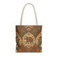 Indian Vintage Tapestry Full Art Tote Bag
