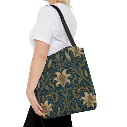 William Morris Damask Floral Full Art Tote Bag