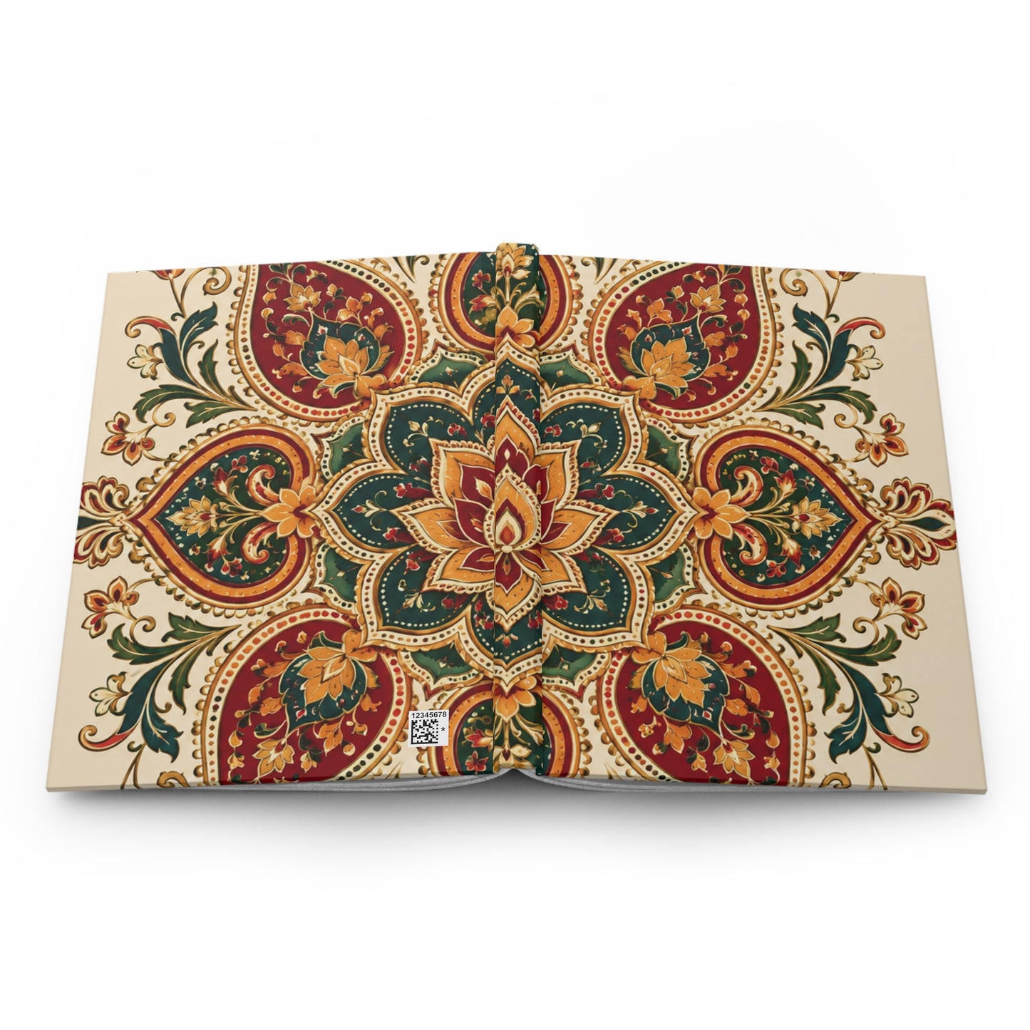 Indian Vintage Floral Mandala Hardcover Journal