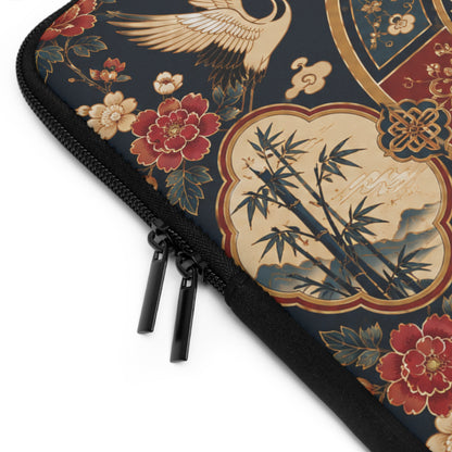 East Asian Oriental Medallion Laptop Sleeve Case