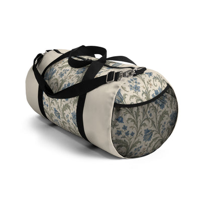 William Morris Blue Floral Duffel Gym Bag