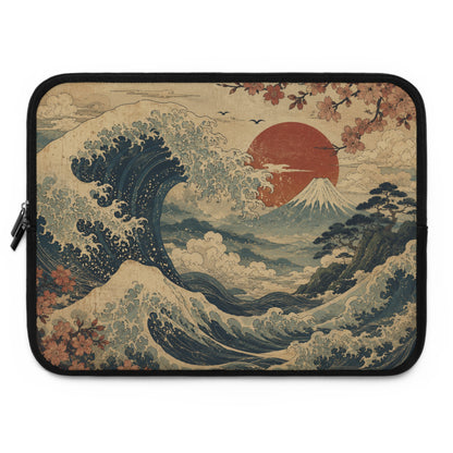 Vintage Japanese Wave Laptop Sleeve Case
