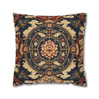 East Asian Mandala Pillow Case