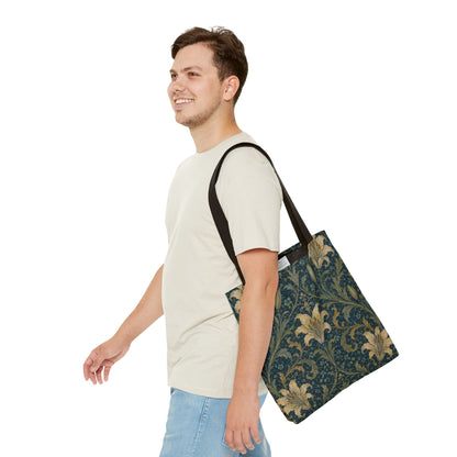 William Morris Damask Floral Full Art Tote Bag