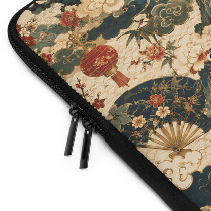 East Asian Vintage Landscape Laptop Sleeve Case